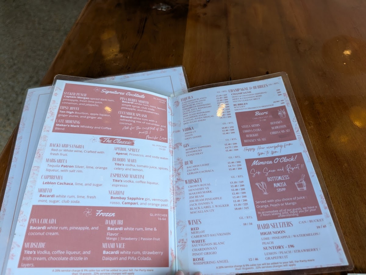 Backyard Miami Menu - Image 6